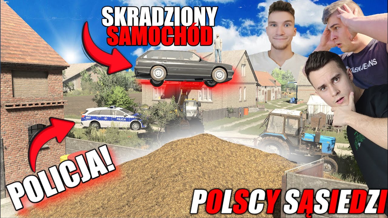 Sąsiedzi Narobili Sobie PROBLEMÓW!😱- ukradli samochód!┃POLSCY SĄSIEDZI ┃81 w/ Koliz & HeRoS