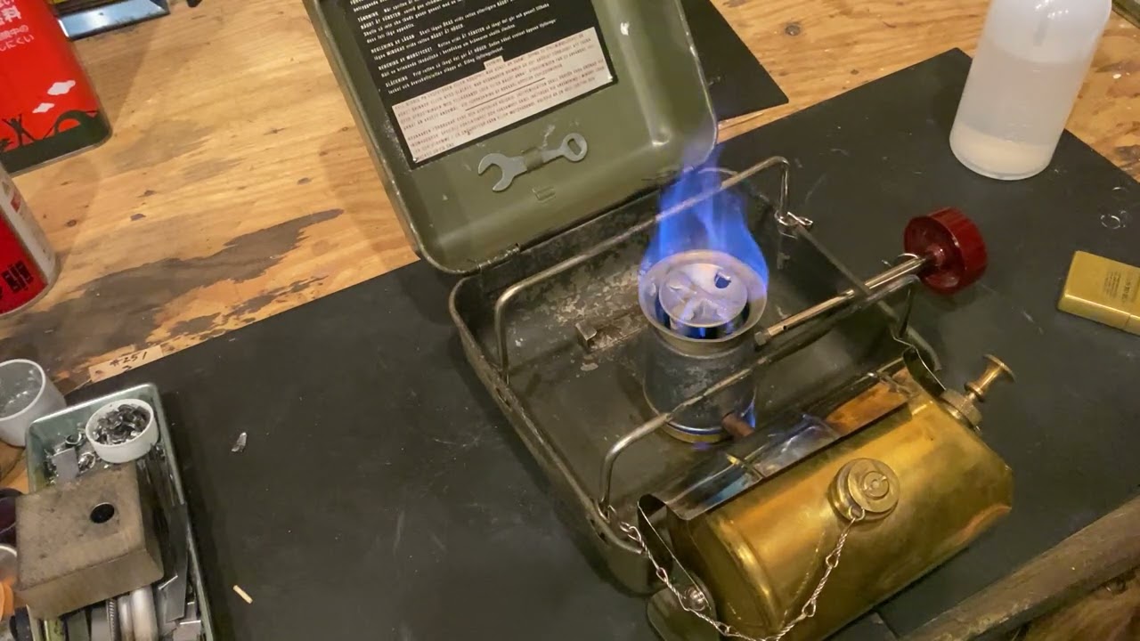 1950's〜1970's Optimus No.111 Sweden Burnner 点火動画 vintage stove Ignition video オプティマス シングルバーナー