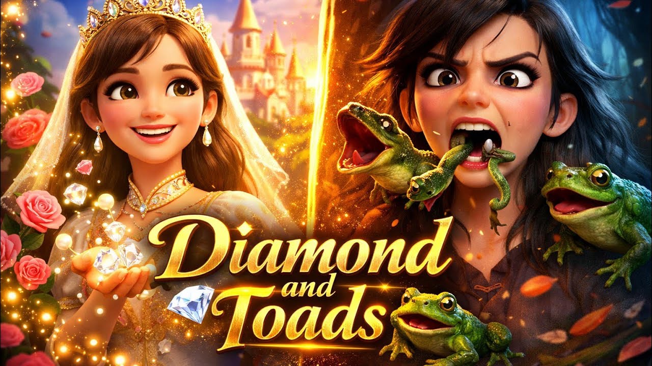 Diamond and Toads (Hindi/Urdu dubbed) | Kindness vs Arrogance Fairy Tale 👑✨  @TuffyToons22