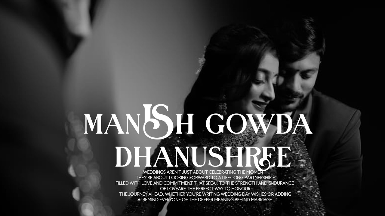 The Best Reception of ||MANISH GOWDA & DHANUSHREE|| 2025|| Banglore