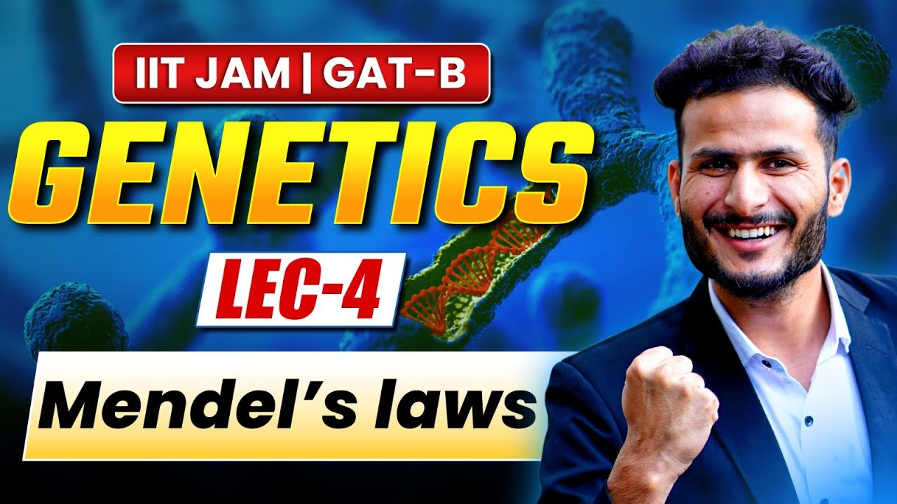 GAT B & IIT JAM Biotechnology Genetics 2026: Master Mendel's Law!