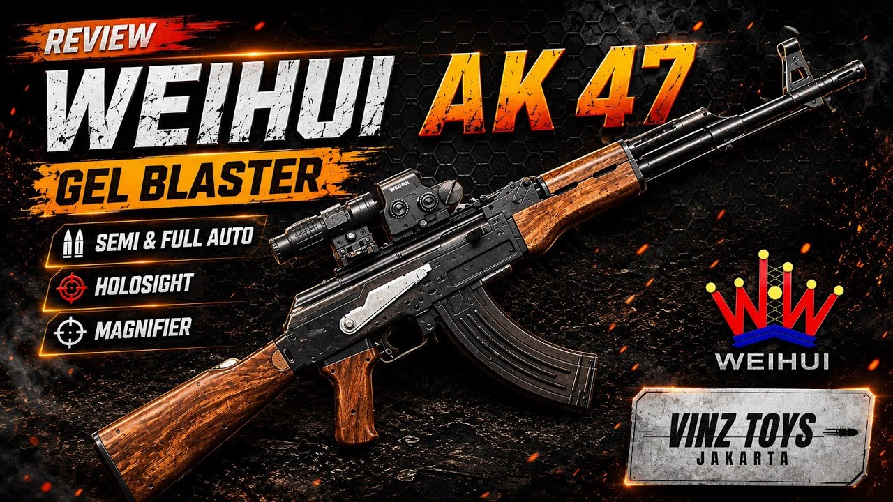 Wei Hui AK 47 Gel Blaster | @vinztoysjakarta 