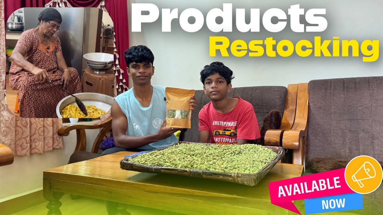 Restocking day 🧺❤️ Grandma is back 👵🔥 . Freshly made homemade food products are ready  – Order now!