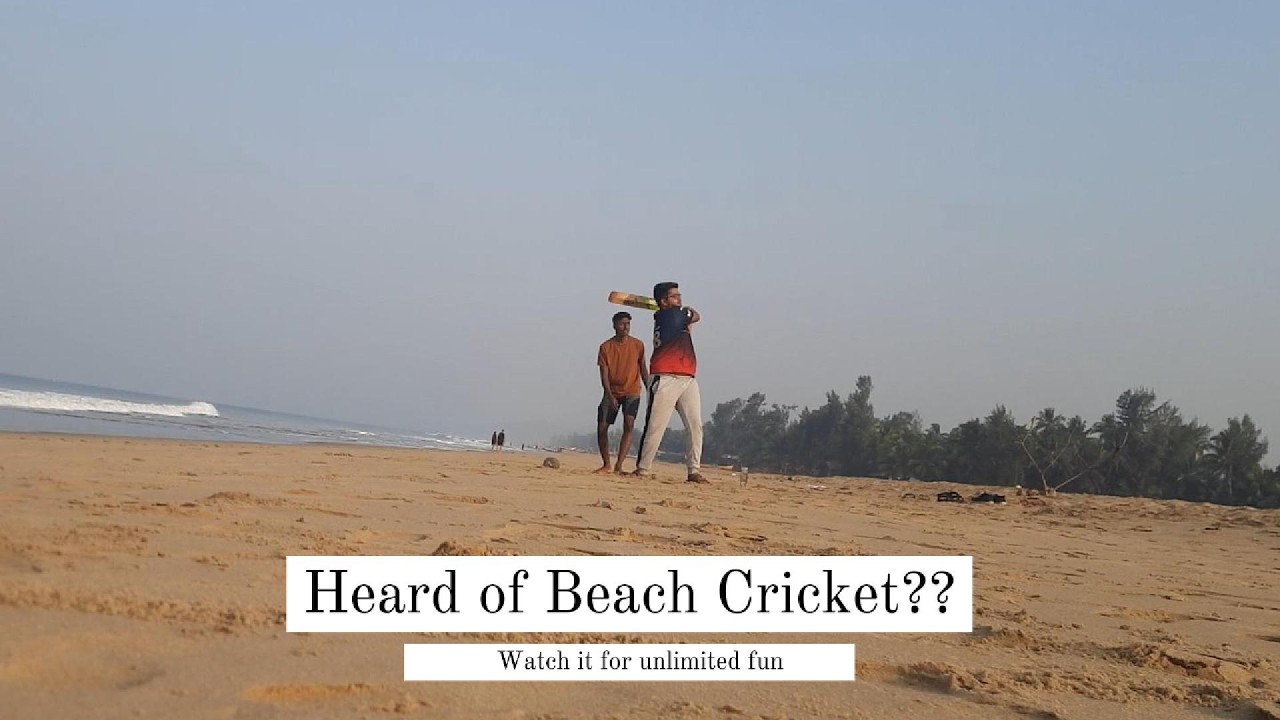 Heard of Beach Cricket? 🏏🌊 Watch Us Turn the Beach into a Stadium! | Cricket Lovers Must Watch