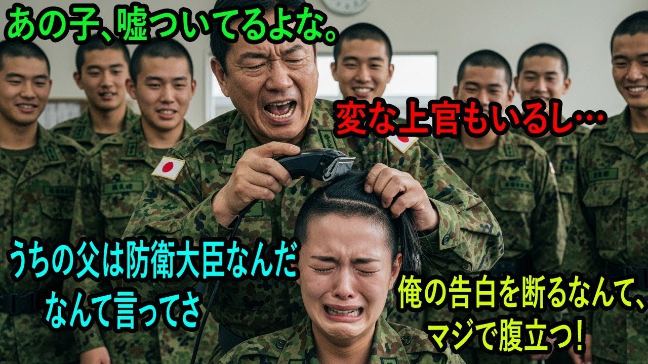 「お前、俺の告白を断るのか？」防衛大臣の娘であり、陸上自衛隊・特殊作戦群の女性隊員の髪をバリカンで丸刈りにした “不良中佐” の衝撃的な結末。