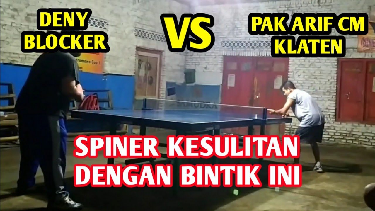 Karet ini lebih jahat dari bintik jahanam !!! Aksi deny blocker vs pak arif spiner  klaten