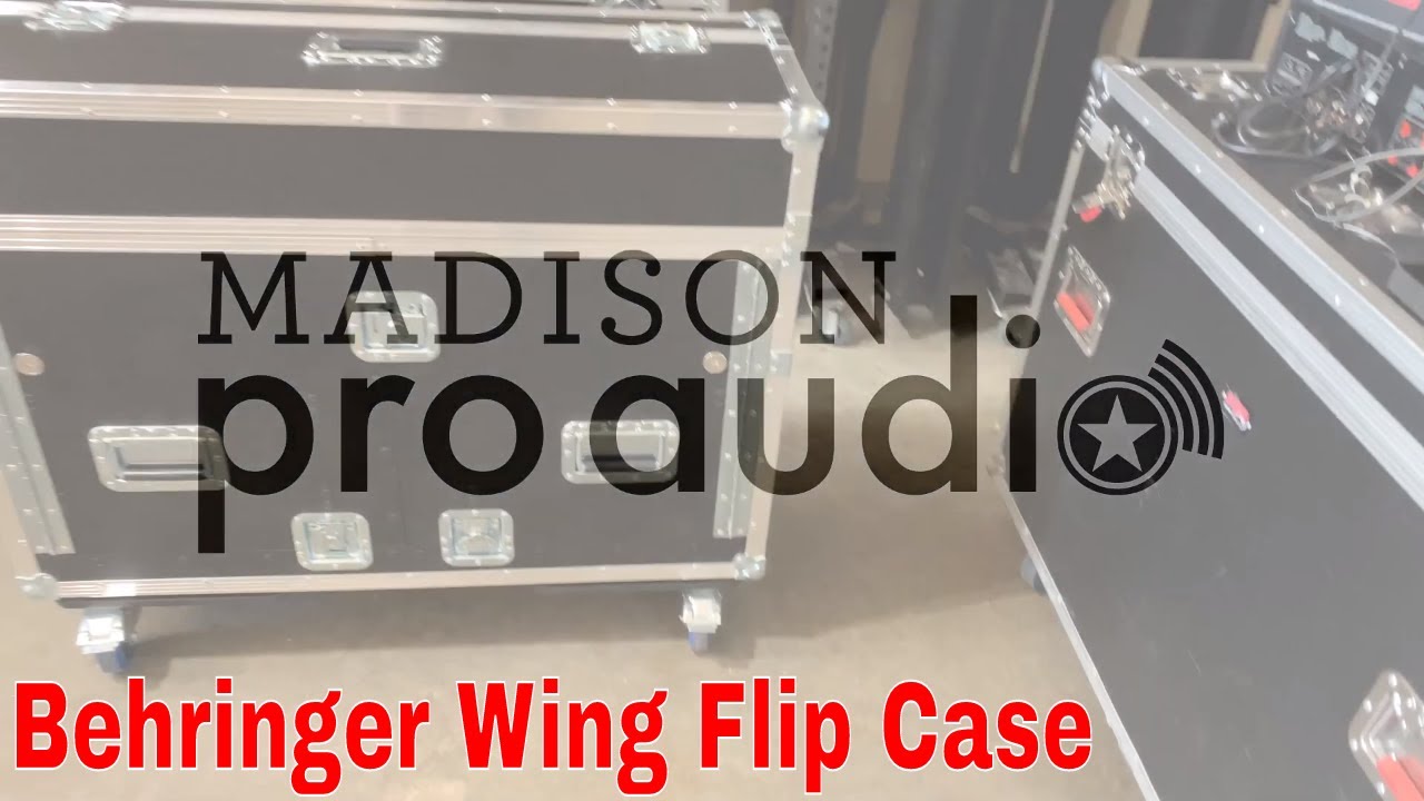 Flip-Ready Easy Retracting Hydraulic Lift Case for Behringer Wing Console by ZCase