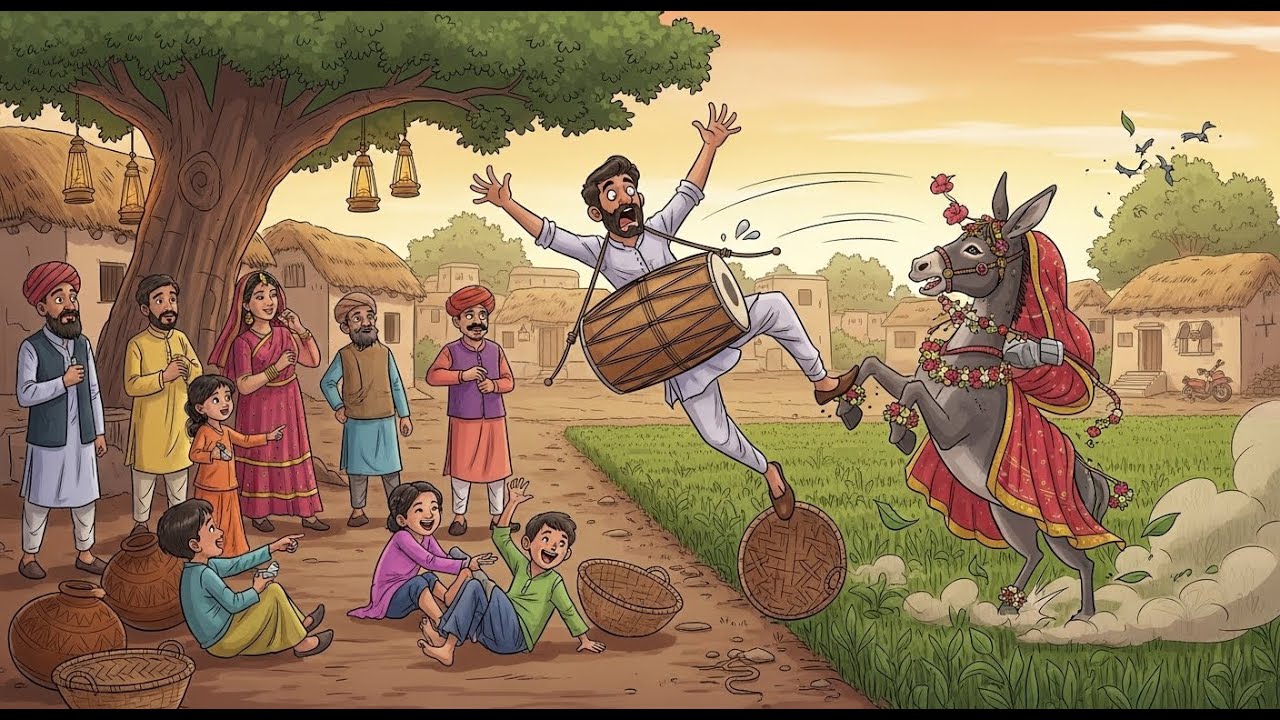 Gadhe Ki Shaadi Ka Anokha Qissa 😂 | गधे की शादी | Funniest Village Story Ever