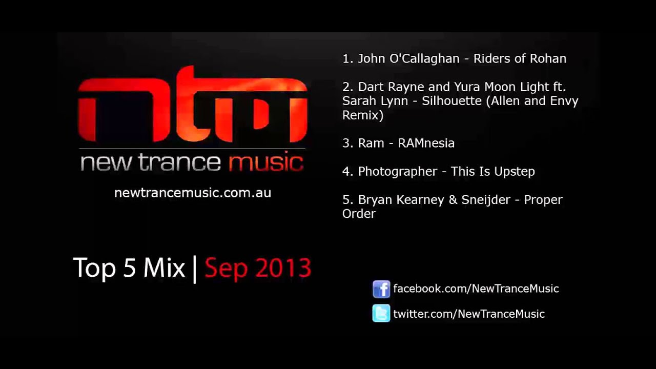 Top 5 Trance Tracks September 2013 | New Trance Music