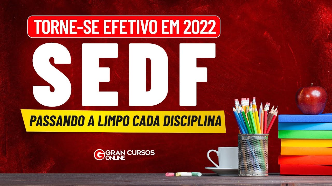 Torne-se Efetivo em 2022 SEDF: Passando a limpo disciplina | Inform&aacute;tica com Mauricio Franceschini