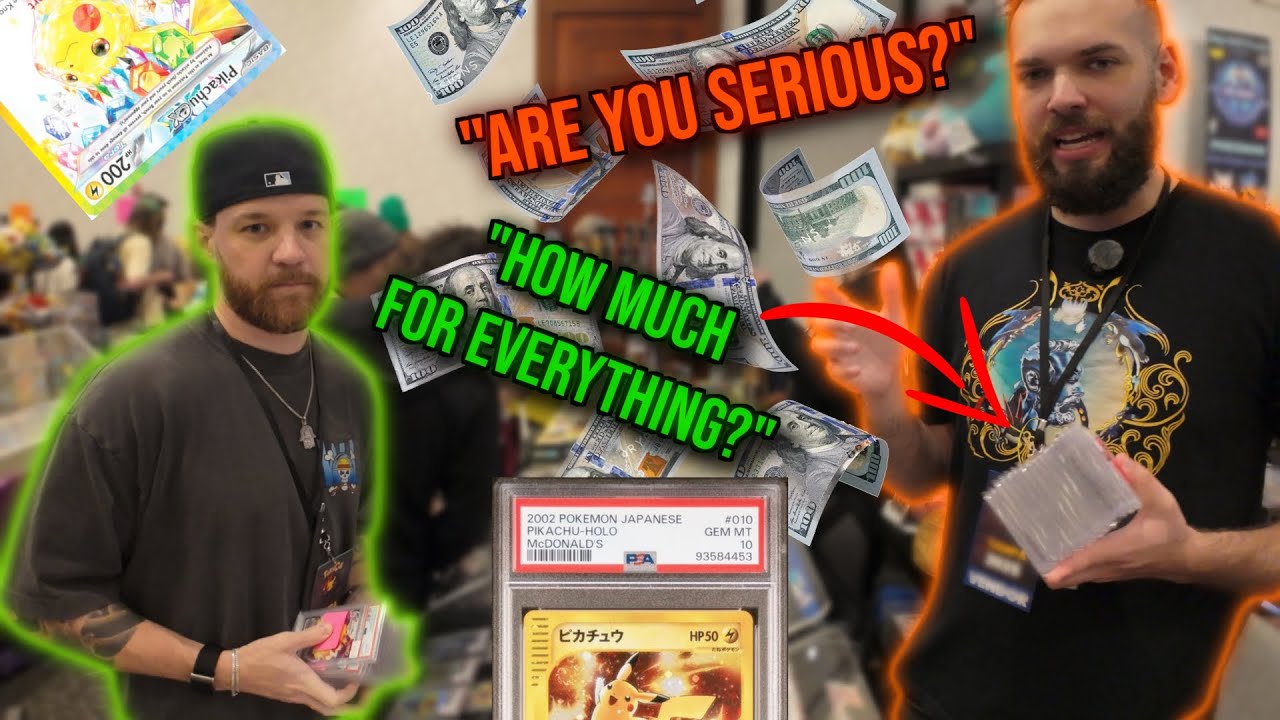 He Bought Out My WHOLE TABLE! Vendor POV @ Cards and More: Poke-Con Tampa November
