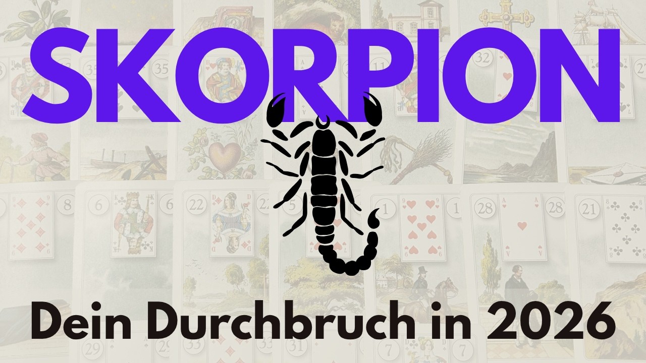 Skorpion: Jetzt kommt die Wendung, auf die du gewartet hast | Tarot Kartenlegen Horoskop