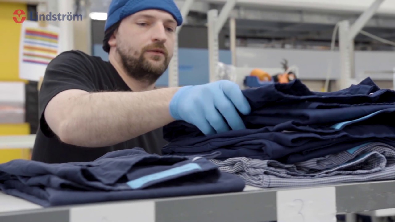 Lindström workwear service process