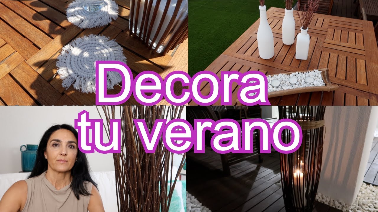 DECORACIÓN de verano DIY