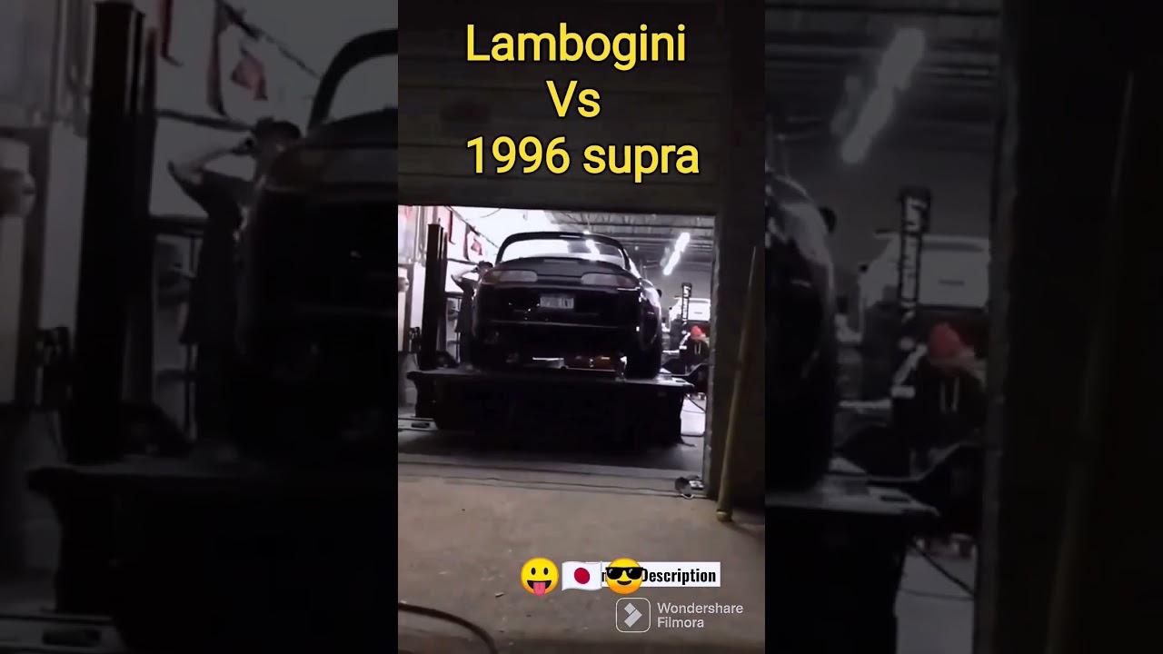 modern car vs  old supra backfire 🔥