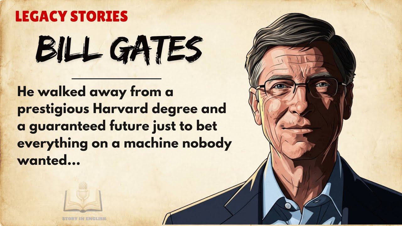 The Inspiring Story of Bill Gates | Learn English Through Story Level 3 | Listening Practice
