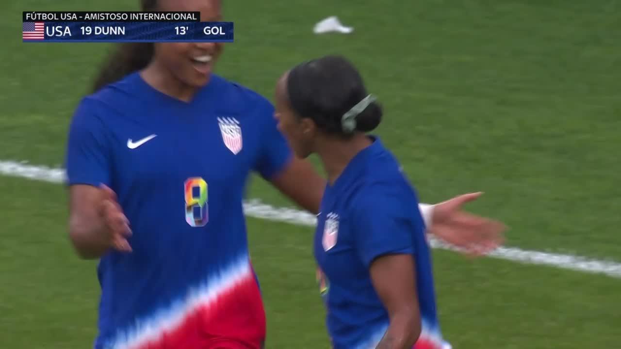 Gol de Crystal Dunn | USWNT vs. Corea del Sur | 4 de Junio, 2024