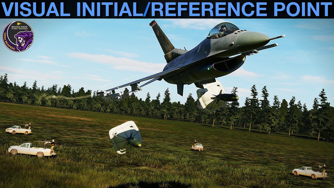 F-16C Viper: VIP & VRP Visual Initial & Reference Point Attack Tutorial | DCS