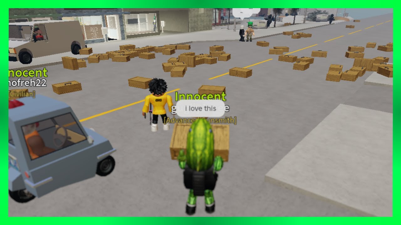 littering Arway whit crate for no Absolut reason  | Anomic