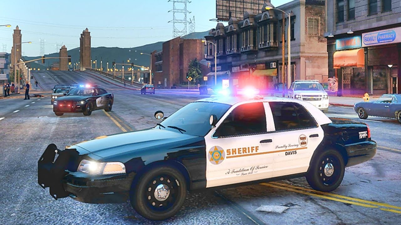 GTA 5 MODS LSPDFR 965  - LASD GANG UNIT PATROL!!! (GTA 5 REAL LIFE PC MOD)