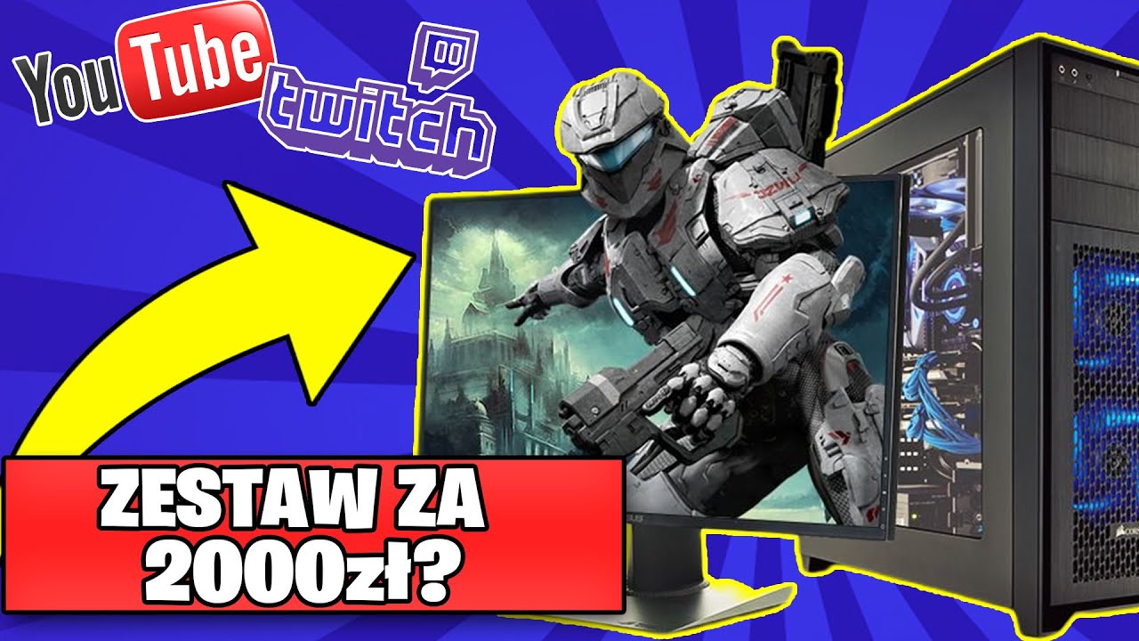 Komputer do STREAMOWANIA i NAGRYWANIA! Komputer za 2000 zł Jaki komputer do gier do 2k? Test fps