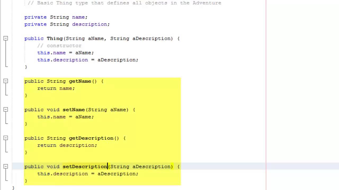 Java Programming in 60 Seconds: Getter and Setter accessors -- the Java alternative to C# properties