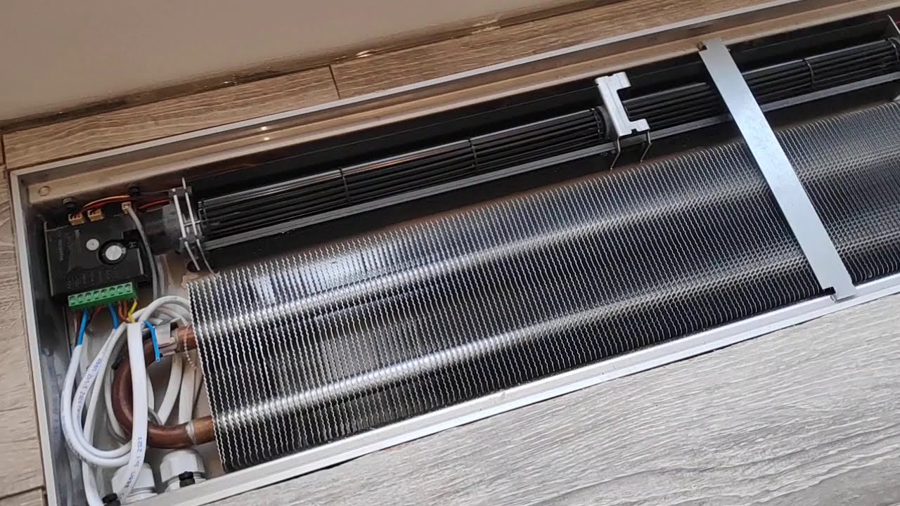 Внутрипольные конвекторы Minib c принудительной конвекцией.