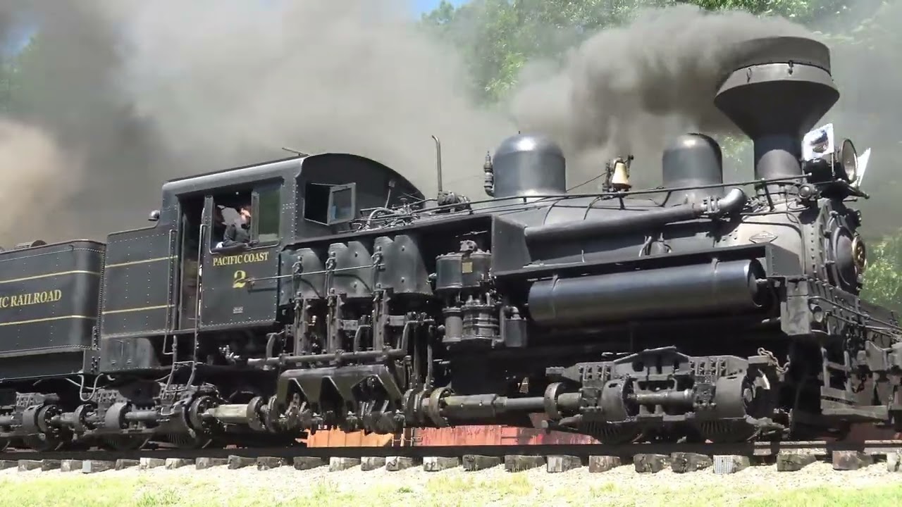 Parade of Steam 2024, Cass Scenic Railroad, All Shays (in 4K Video)