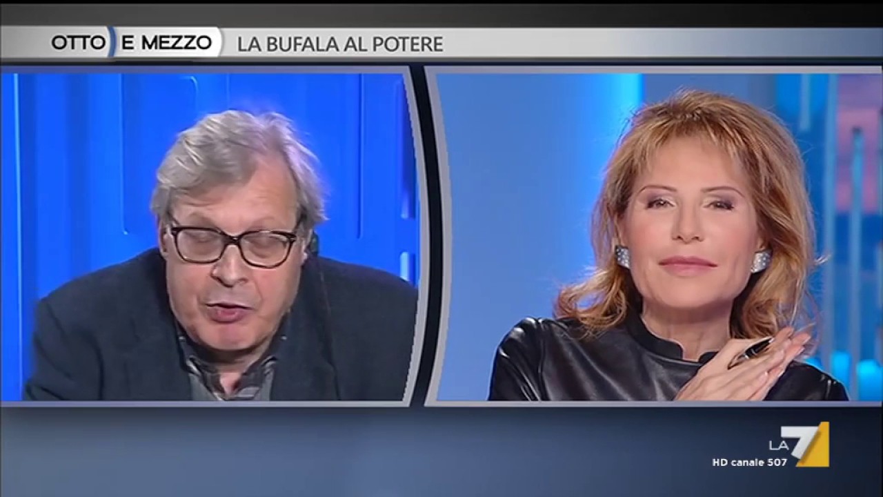 Sgarbi commenta così la sua imitazione in tv di Virginia Raggi