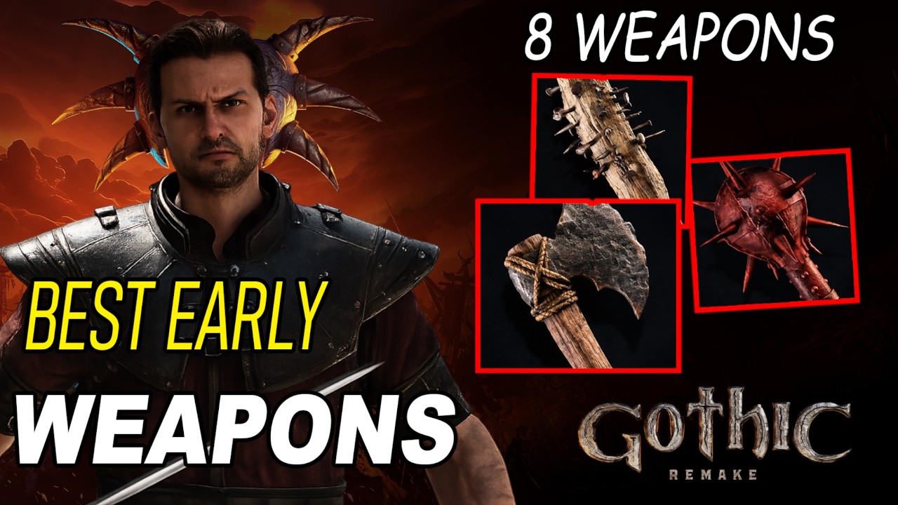 Лучшее оружие для начала игры, которое можно получить бесплатно | Gothic 1 Remake