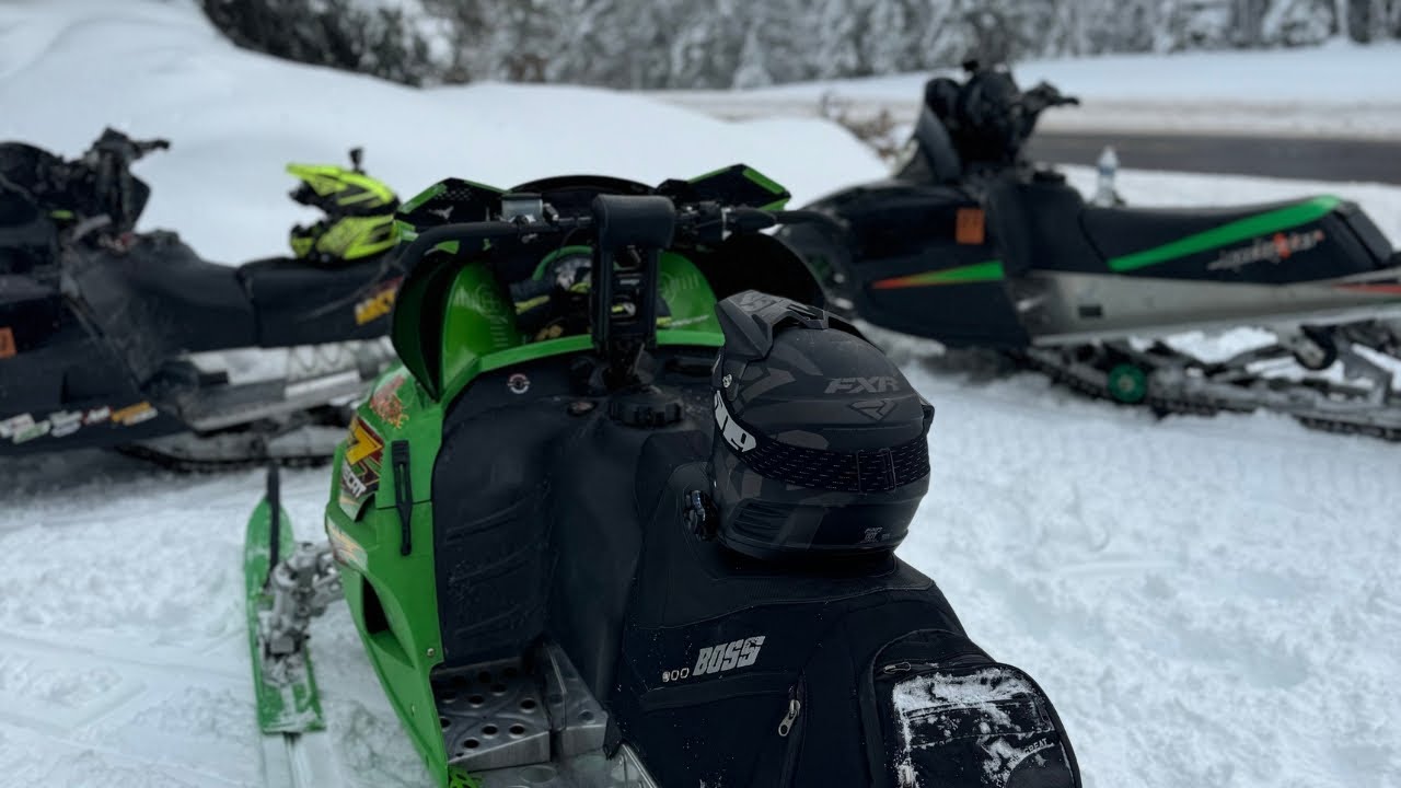 Snowmobiling The UP Of Michigan