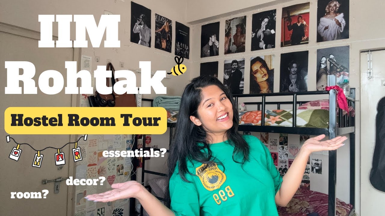 Inside IIM Rohtak Hostel | Room Tour | Essentials | MBA