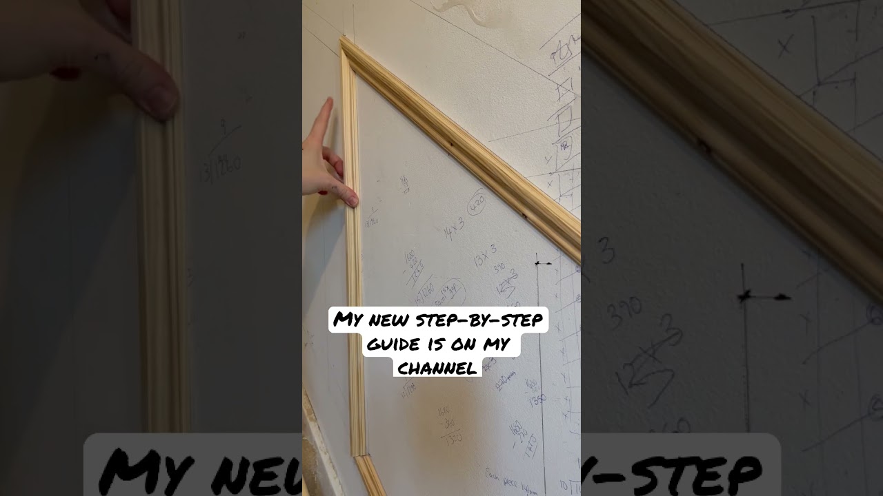 Panelling the stairs guide 