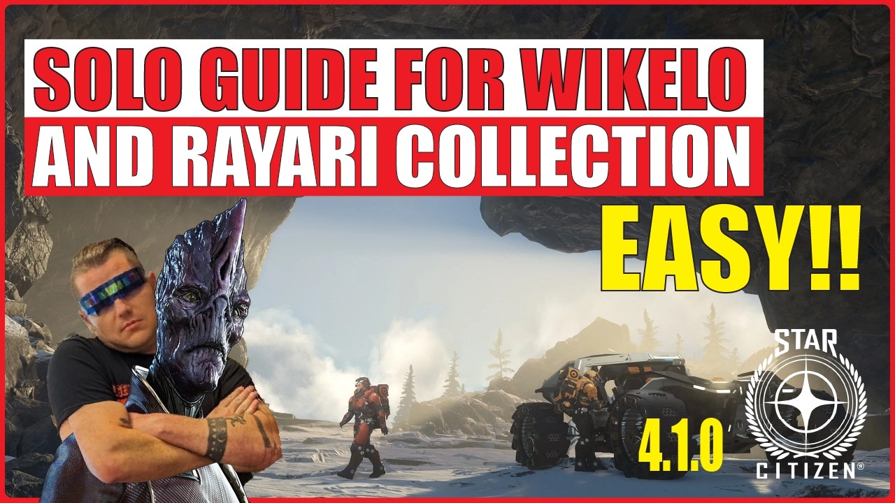Guide for EASY Wikelo and Rayari Materials Solo | Star Citizen