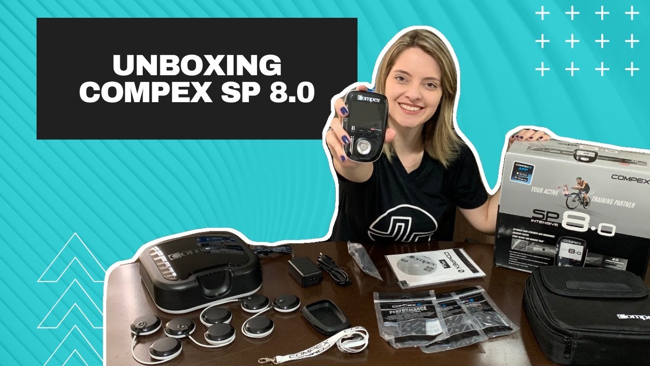 Unboxing Compex SP 8 - O que vem dentro da caixa?