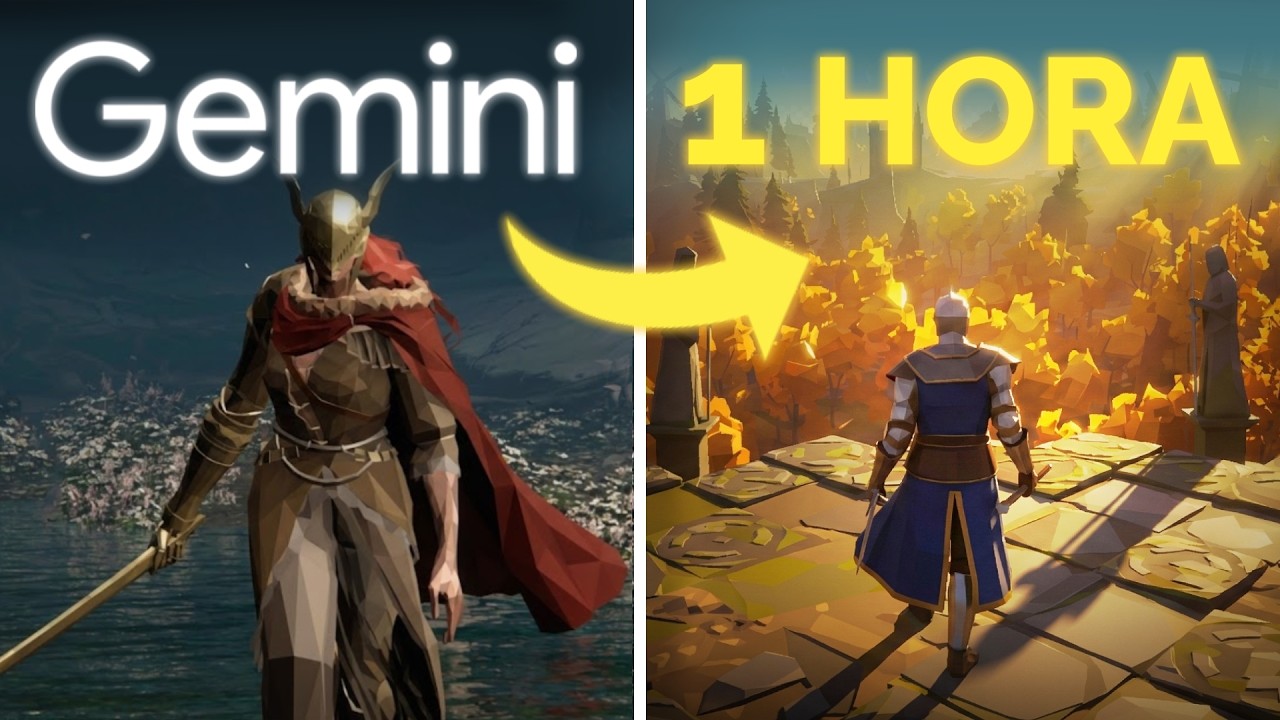 Gemini Criando ELDEN RING do ZERO em UMA HORA! (jogável?)