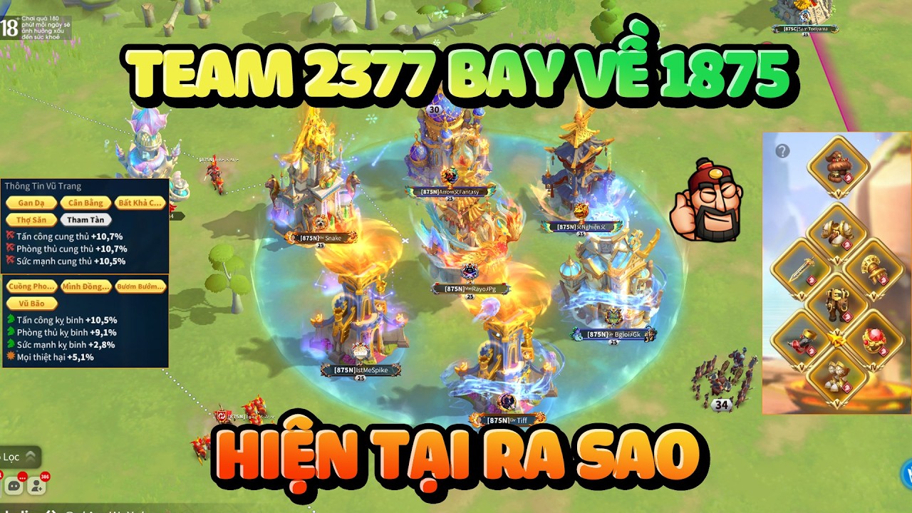 Mem Cũ GV77 Cạn Lực Sau Khi Đánh Hell KvK - 1875 Liệu Có Đủ Mạnh Để Var 3308 Rise of Kingdoms
