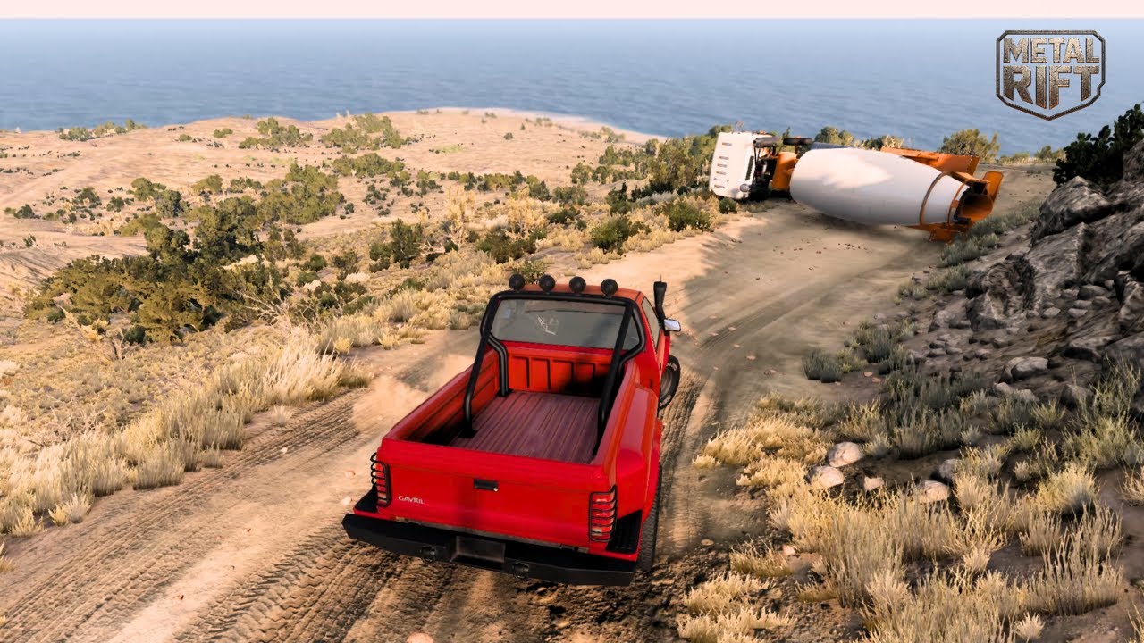 Epic High Speed Car Jumps #12 | BeamNG Drive | Metal Rift