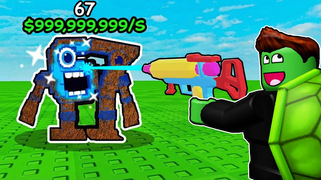 Am Curatat BRAINROTURI MURDARE ca sa fac MILIARDE in Roblox...