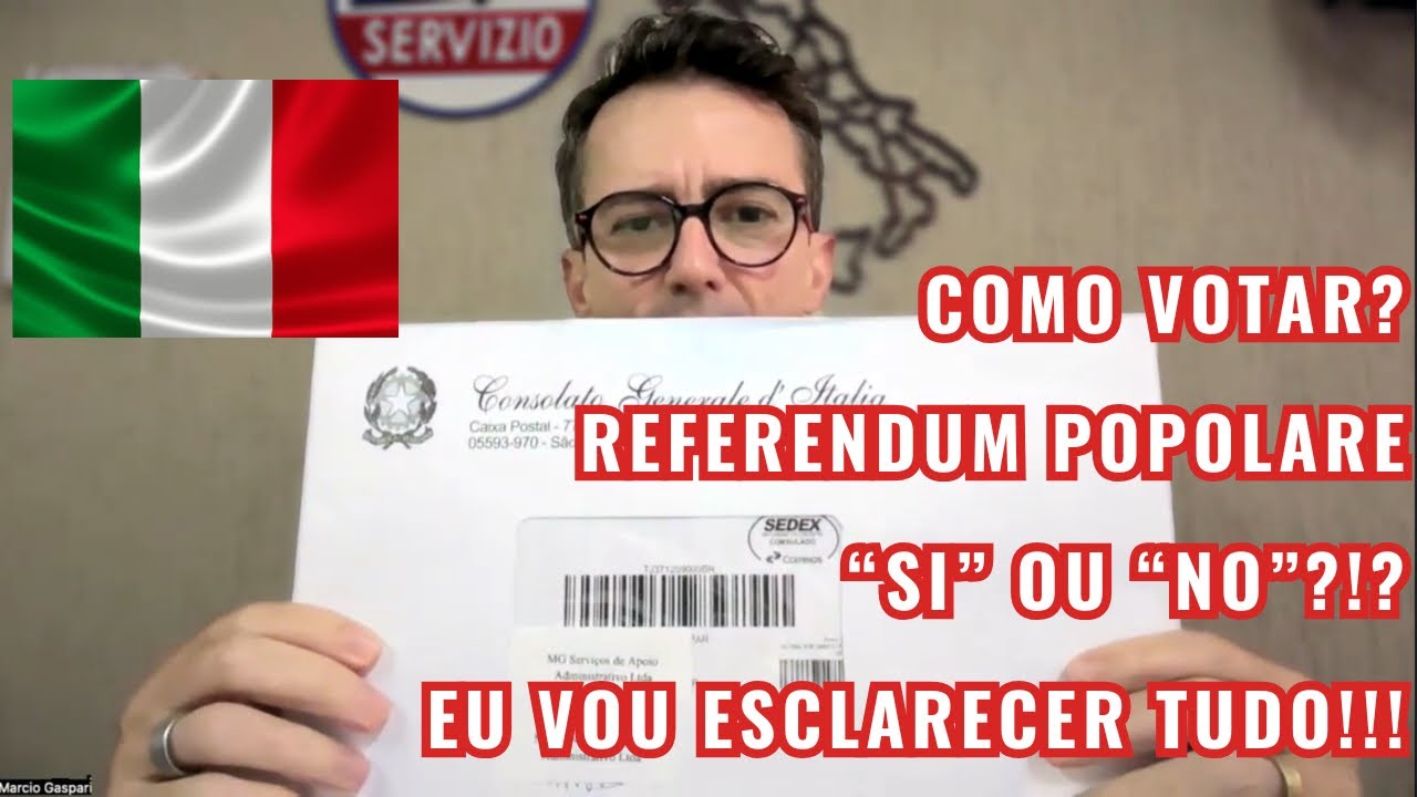 Referendum Popolare Italiano | Como votar? | Implicações no AIRE | Quais são os temas?