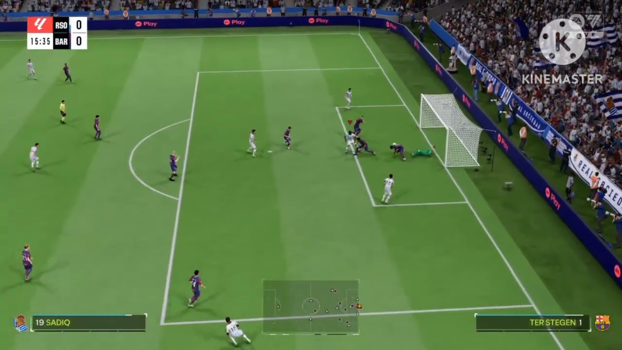 GOL DE UMAR SADIQ - Real Sociedad x Barcelona | La Liga  | EA FC 24 (XBOX ONE)
