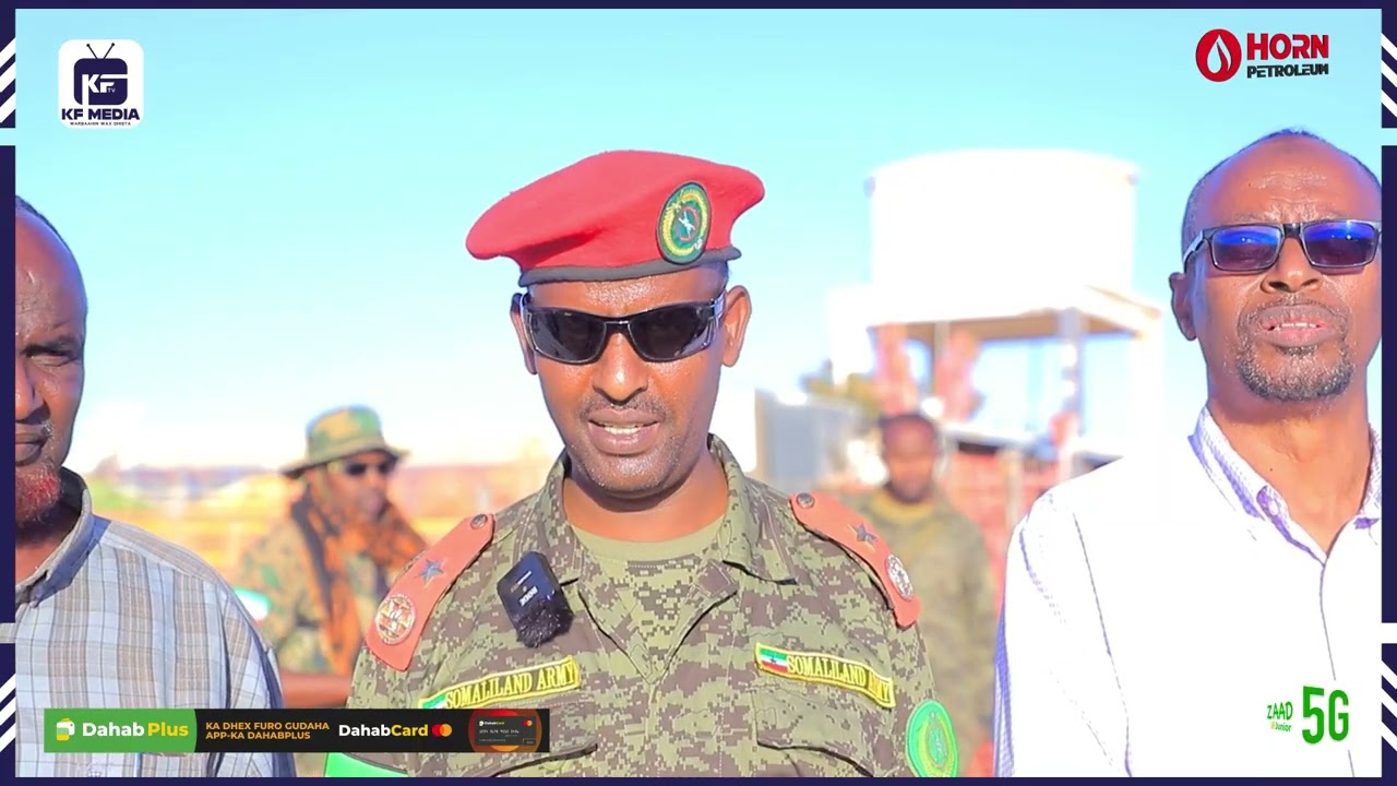 Wasiirka Biyaha Somaliland,ayaa  safar shaqo  ku maray  deegaanno  ka tirsan Gobolka Sanaag.