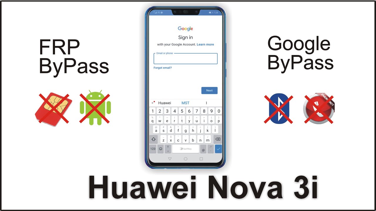 Huawei Nova 3i/9 Bypass Google - FRP Unlock, Gmail Unlock Nova 3i/9 Google Account Bypass without PC