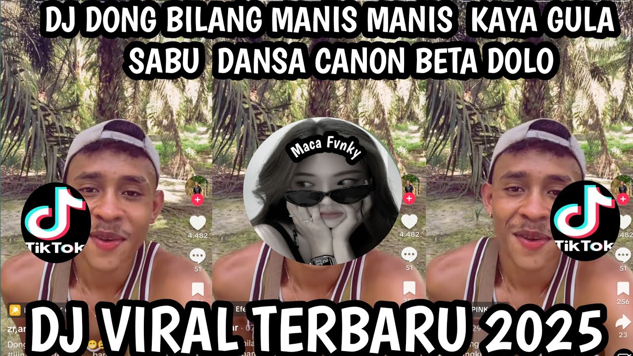  DJ DONG BILANG MANIS MANIS KAYA GULA SABU || DJ DANSA CANON BETA DOLO VIRAL TIKTOK TERBARU 2025