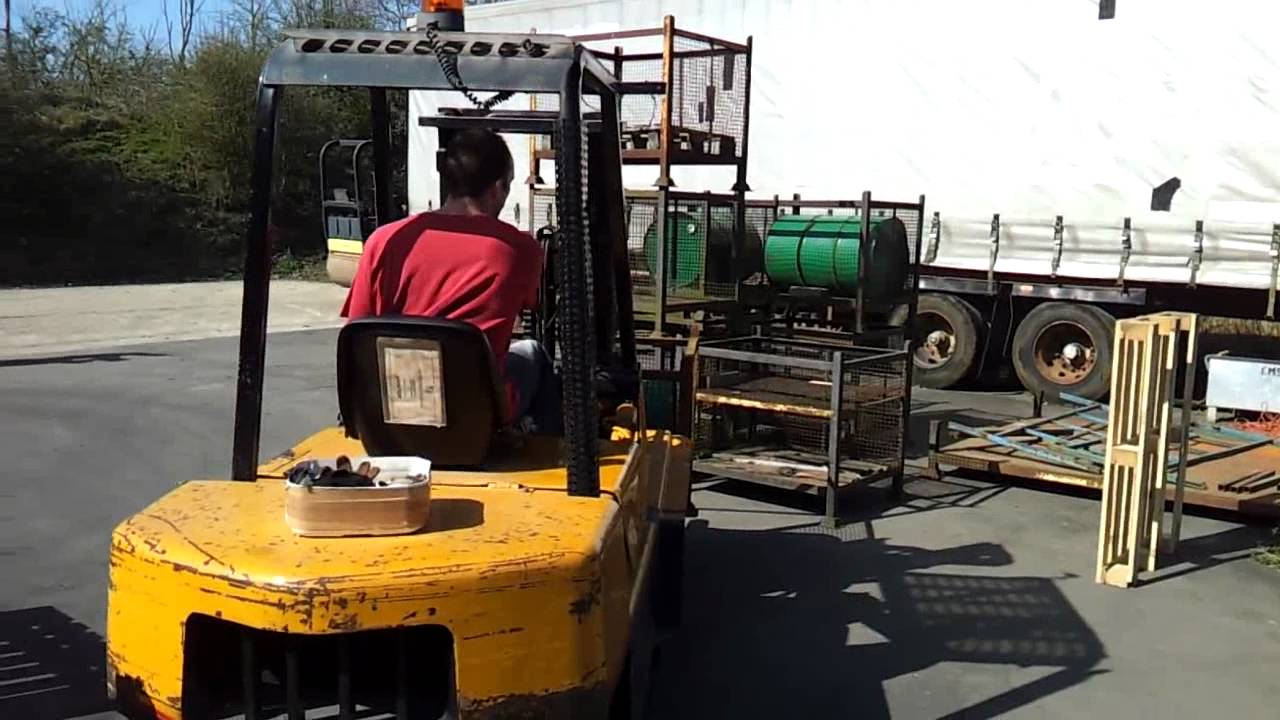 Counterbalance forklift test part 2 (targonca vizsga 2.r&eacute;sz)