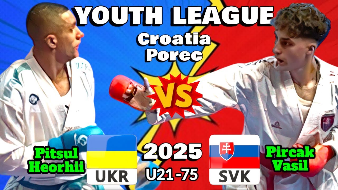 PITSUL Heorhii (UKR) 🇺🇦 vs PIRCAK Vasil (SLK) 🇸🇰 | 2025 Youth League Croatia | U21 -75kg