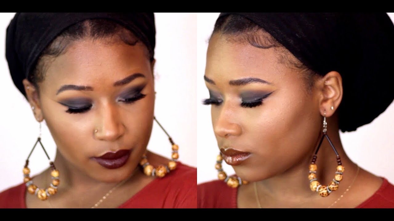 Soft Sunset Smokey Eye MsAaliyahJay Inspired | AhmadiSaieda