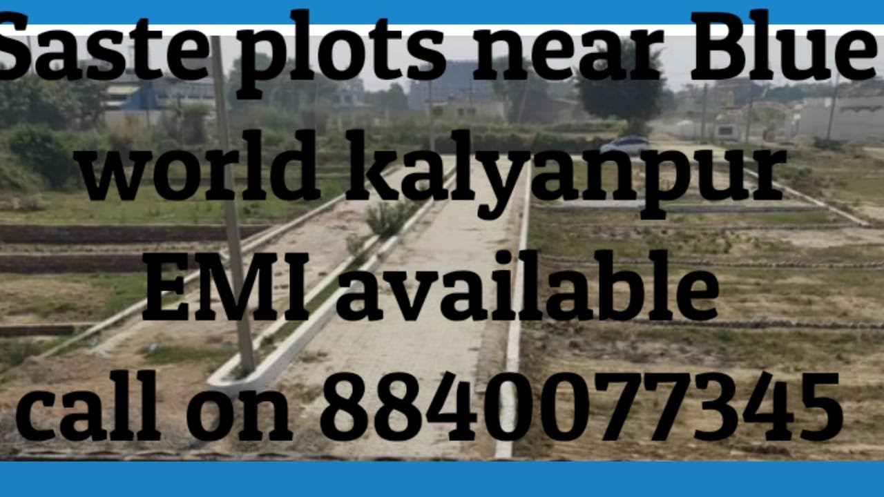Low cost plot near Blue world, Call on: 8840077345