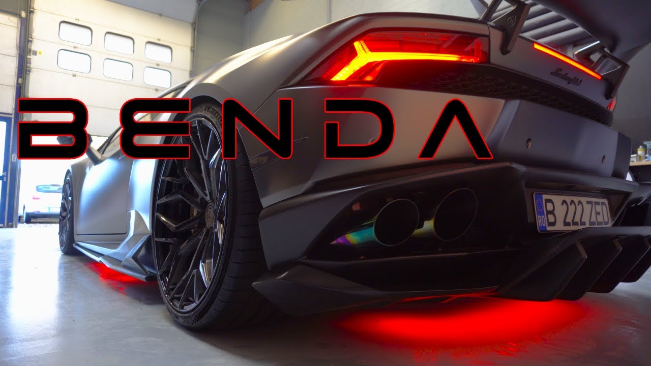 BENDA RED LEATHER INTERIOR FOR LAMBORGHINI HURACAN WITH FORGED CARBON