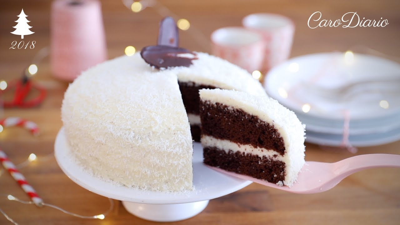 TORTA SOFFICE CIOCCOLATO E COCCO, RICETTA FACILE E VELOCE